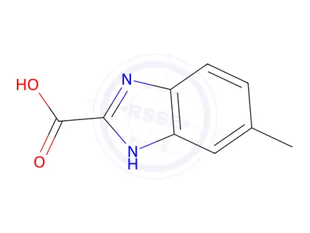 Chemical structure of 5-methyl-1H-1,3-benzodiazole-2-carboxylic acid