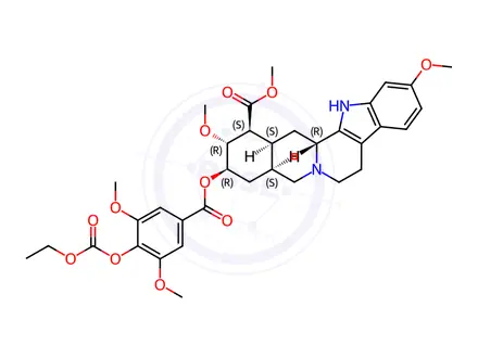 Chemical structure of Syrosingopine