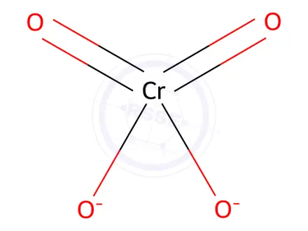 Chemical structure of dichromium magnesium tetraoxide