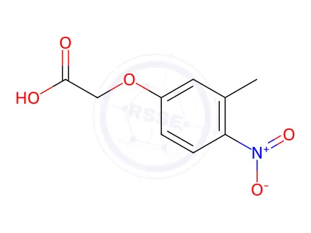 Chemical structure of (3-Methyl-4-nitrophenoxy)acetic acid