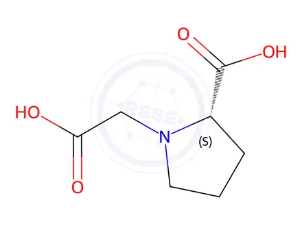 Chemical structure of 1-Pyrrolidineaceticacid,2-carboxy-,(S)-(9CI)