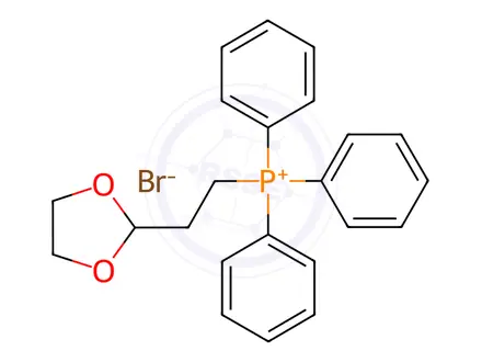 Chemical structure of 2-(1,3-Dioxolan-2-yl)ethyltriphenylphosphonium Bromide