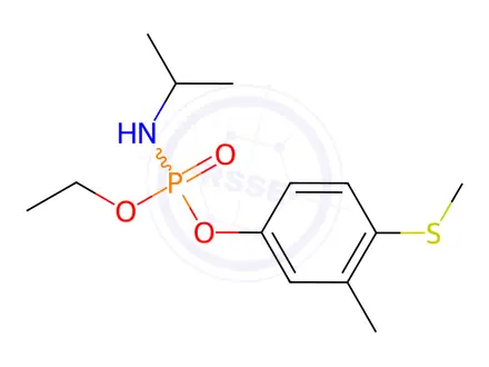 Chemical structure of Fenamiphos