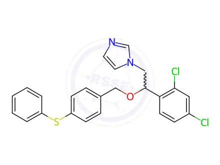Chemical structure of Fenticonazole