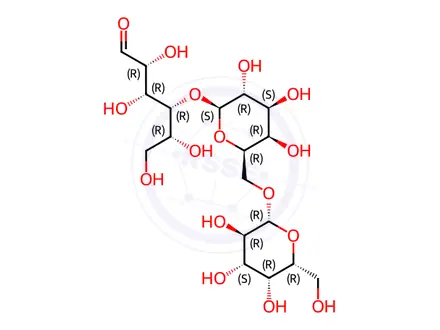 Chemical structure of 6‘-Galactosyllactose