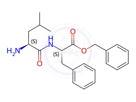 Chemical structure of Benzyl L-leucyl-L-phenylalaninate