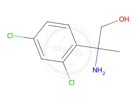 Chemical structure of 2-Amino-2-(2,4-dichlorophenyl)propan-1-ol