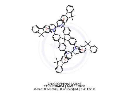 Chemical structure of CHLOROPHENARSAZENE