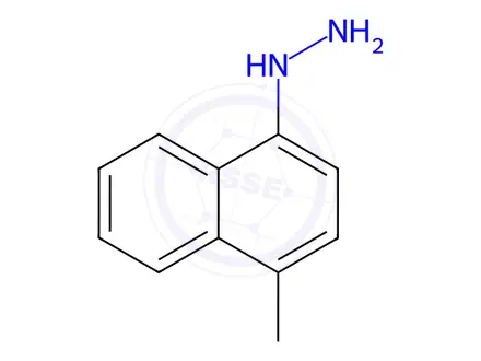Chemical structure of Hydrazine, (4-methyl-1-naphthalenyl)-(9CI)