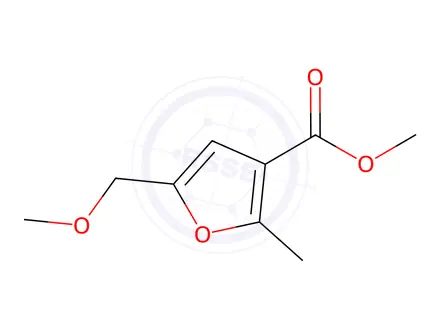 Chemical structure of 5-(Methoxymethyl)-2-methyl-3-furancarboxylic acid methyl ester
