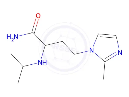 Chemical structure of 2-(Isopropylamino)-4-(2-methyl-1h-imidazol-1-yl)butanamide
