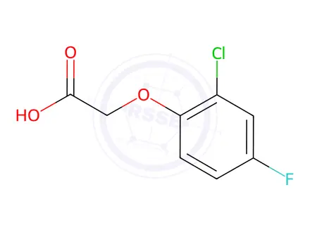 Chemical structure of (2-Chloro-4-fluorophenoxy)acetic acid