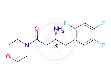 Chemical structure of Sitagliptin Impurity 103