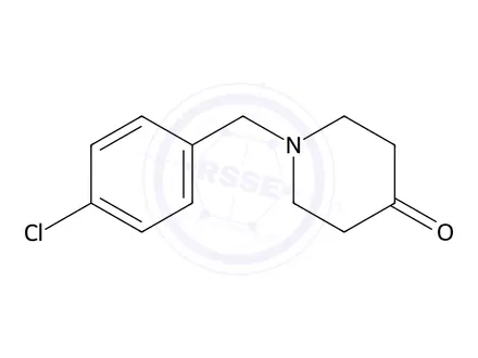 Chemical structure of 1-(4-Chlorobenzyl)-4-piperidone