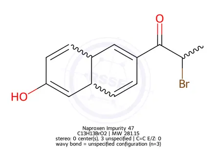 Chemical structure of Naproxen Impurity 103