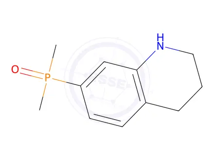 Chemical structure of Dimethyl(1,2,3,4-tetrahydroquinolin-7-yl)phosphine oxide