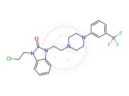 Chemical structure of Flibanserin Impurity 11