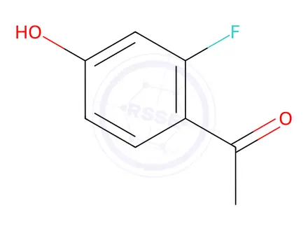 Chemical structure of 2'-Fluoro-4'-hydroxyacetophenone