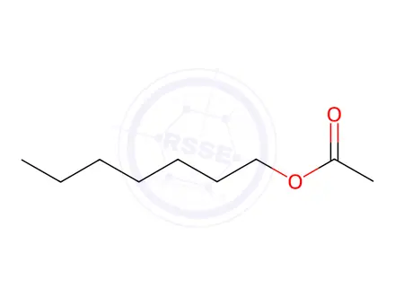 Chemical structure of HEPTYL ACETATE