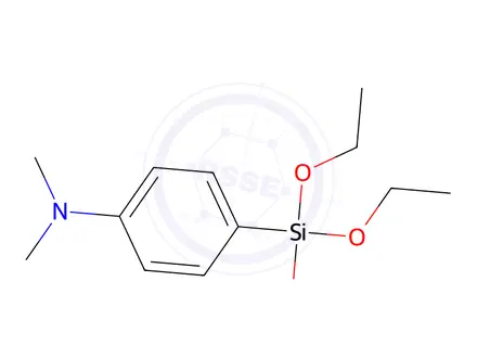 Chemical structure of N,N-dimethyl-4-(triethoxysilyl)aniline