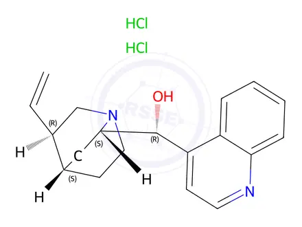 Chemical structure of Cinchonidine Dihydrochloride