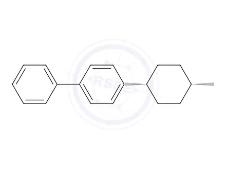 Chemical structure of 4-(Cis-4-methylcyclohexyl)-1,1'-biphenyl