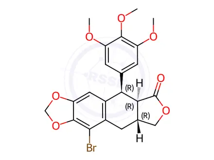 Chemical structure of Podophyllotoxin Impurity 13