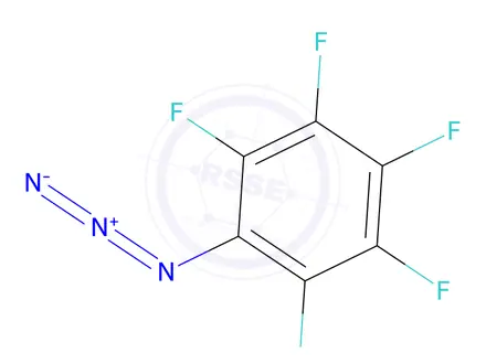 Chemical structure of 1-Azido-2,3,4,5,6-pentafluorobenzene