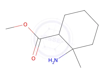 Chemical structure of Methyl 2-amino-2-methylcyclohexane-1-carboxylate