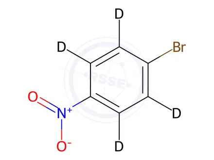 Chemical structure of 1-Bromo-4-nitrobenzene-d4