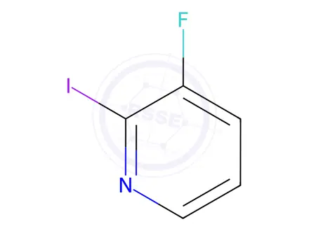 Chemical structure of 3-Fluoro-2-Iodopyridine