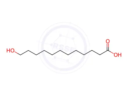 Chemical structure of 12-Hydroxy Lauric Acid