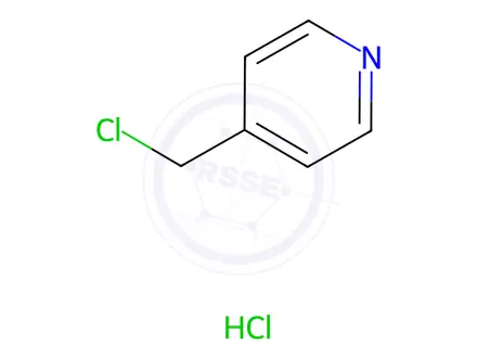 Chemical structure of 4-(Chloromethyl) pyridine HCl