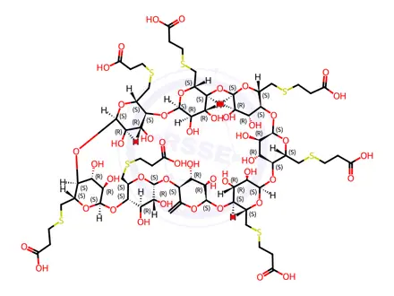 Chemical structure of Sugammadex Impurity Org244517-1