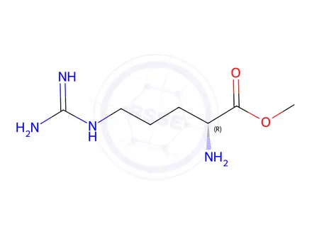 Chemical structure of D-Arginine, Methyl ester, Monohydrochloride