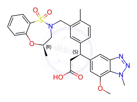 Chemical structure of KI-696