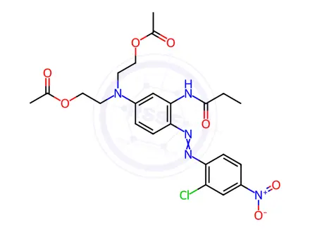 Chemical structure of Disperse Red 167