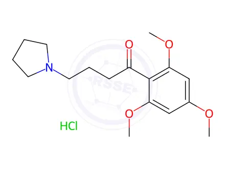 Chemical structure of Buflomedil hydrochloride