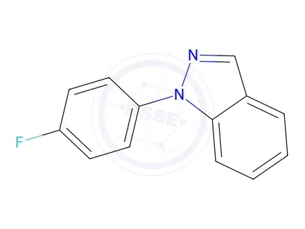 Chemical structure of 1-(4-Fluorophenyl)-1H-indazole
