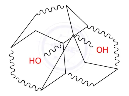 Chemical structure of Octahydro-2,8,4,6-(epibutane[1,2,3,4]tetrayl)naphthalene-4,8-diol
