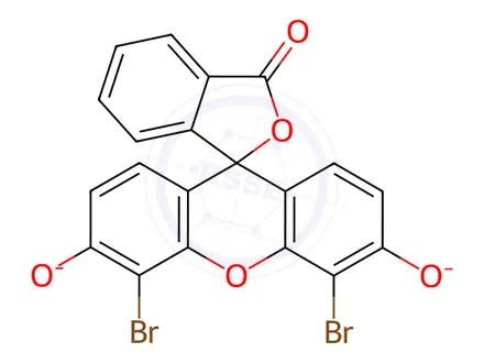 Chemical structure of Acid Orange 11 (CI 45370:1)