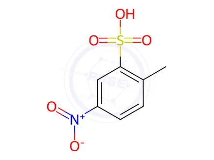 Chemical structure of 5-Nitro-o-toluenesulfonic Acid