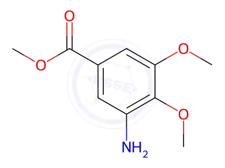 Chemical structure of methyl 3-amino-4,5-dimethoxybenzoate