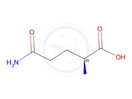 Chemical structure of L-Glutamine