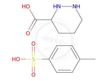 Chemical structure of 1,2-Diazinane-3-carboxylic acid tosylate