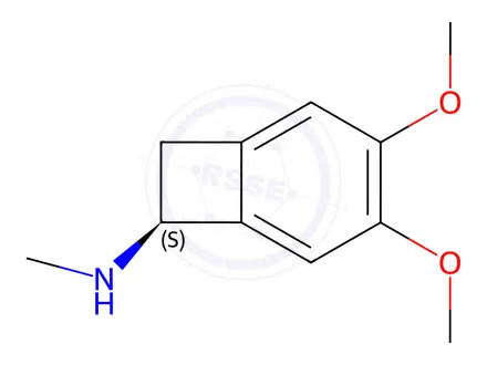 Chemical structure of (S)-3,4-Dimethoxy-N-methylbicyclo[4.2.0]octa-1,3,5-trien-7-amine