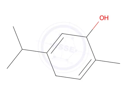 Chemical structure of 2,5-Cyclohexadien-1-ol,2-methyl-5-(1-methylethyl)-(9CI)