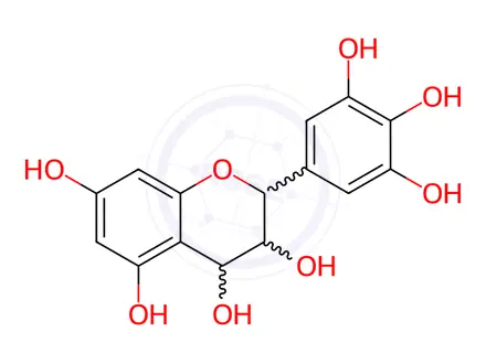 Chemical structure of Leucodelphinidin