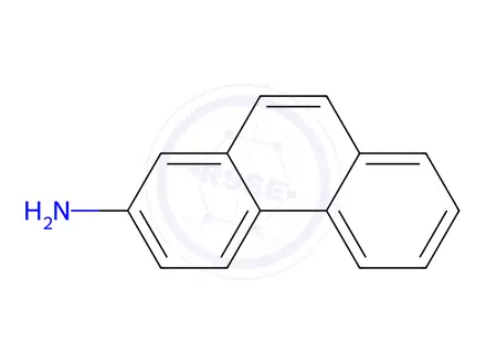 Chemical structure of 2-Aminophenanthrene