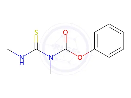Chemical structure of Phenyl methyl(methylcarbamothioyl)carbamate